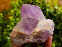 Natural Jacaranda Amethyst Quartz Clusters x 4 From Mumbwa, Zambia