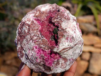 Natural Salrose Cobaltion Dolomite Specimens x 2 From Kakanda, Congo
