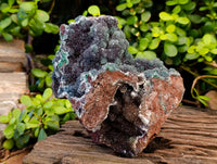 Natural Ball Malachite On Dolomite Matrix Specimen x 1 From Likasi, Congo