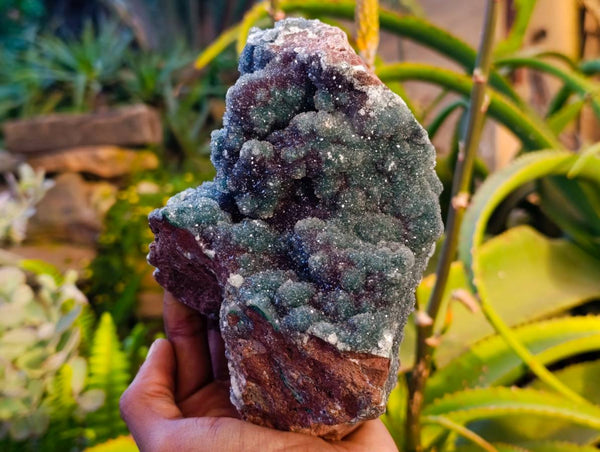 Natural Ball Malachite On Dolomite Matrix Specimen x 1 From Likasi, Congo - Toprock Gemstones and Minerals 