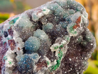 Natural Ball Malachite On Dolomite Matrix Specimen x 1 From Likasi, Congo