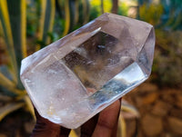 Polished Clear Quartz Crystals x 3 From Madagascar