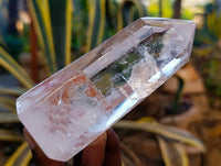 Polished Clear Quartz Crystals x 3 From Madagascar