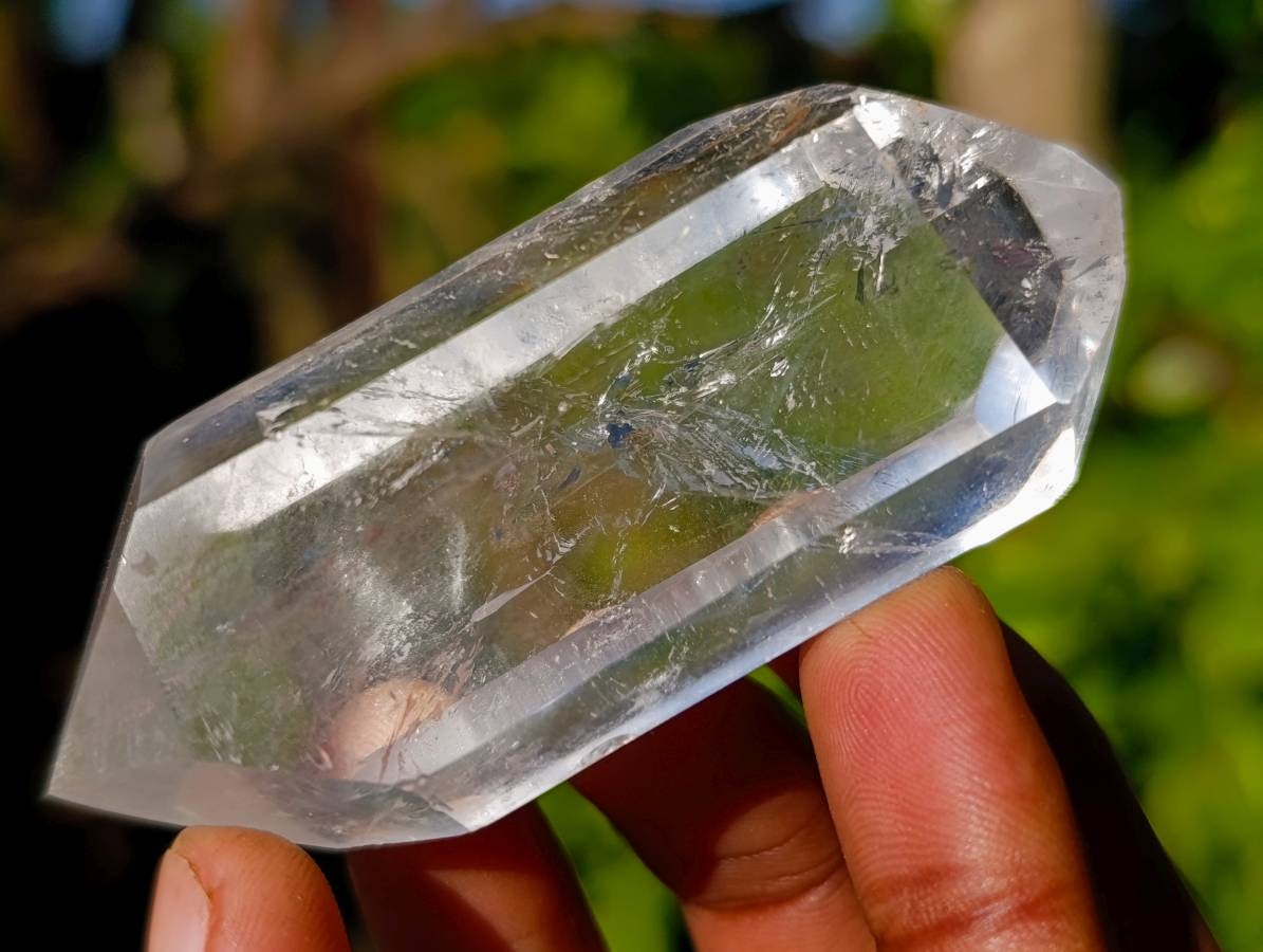 Polished Double Terminated Clear Quartz Crystals x 24 From Madagascar - Toprock Gemstones and Minerals 