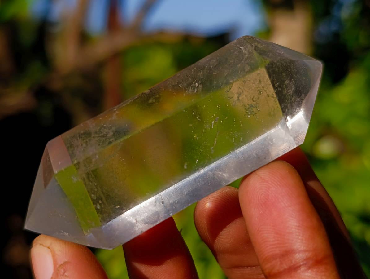 Polished Double Terminated Clear Quartz Crystals x 24 From Madagascar - Toprock Gemstones and Minerals 