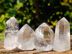 Polished Clear Quartz Crystals x 12 From Madagascar - Toprock Gemstones and Minerals 