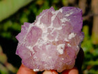 Natural Amethyst Spirit Quartz Clusters x 12 From Boekenhouthoek, South Africa - Toprock Gemstones and Minerals 