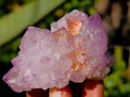 Natural Amethyst Spirit Quartz Clusters x 12 From Boekenhouthoek, South Africa - Toprock Gemstones and Minerals 