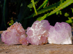 Natural Amethyst Spirit Quartz Clusters x 12 From Boekenhouthoek, South Africa - Toprock Gemstones and Minerals 