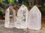 Polished Clear Quartz Crystals x 12 From Madagascar - Toprock Gemstones and Minerals 