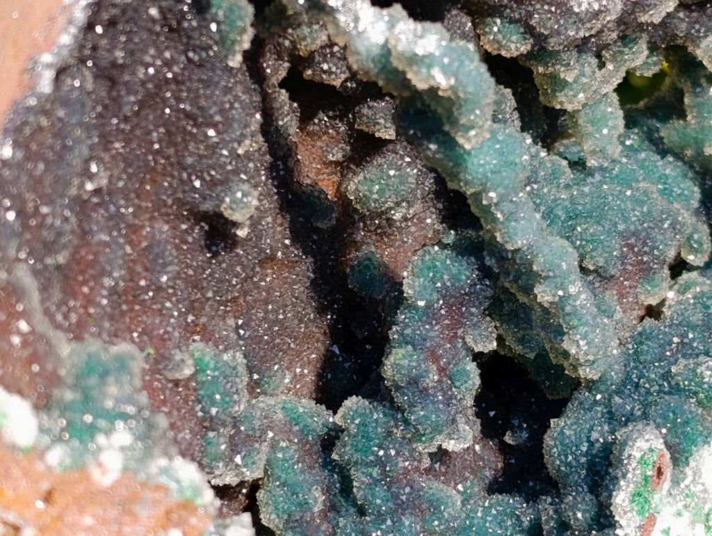 Natural Ball Malachite On Red Dolomite Matrix Specimen x 1 From Likasi, Congo - Toprock Gemstones and Minerals 