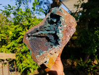 Natural Ball Malachite On Red Dolomite Matrix Specimen x 1 From Likasi, Congo