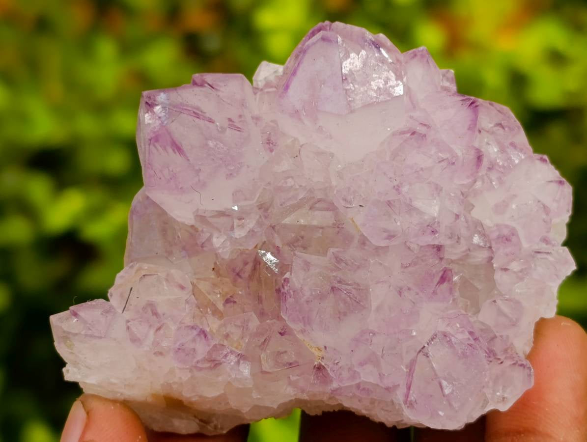 Natural Amethyst Spirit Quartz Clusters x 12 From Boekenhouthoek, South Africa - Toprock Gemstones and Minerals 