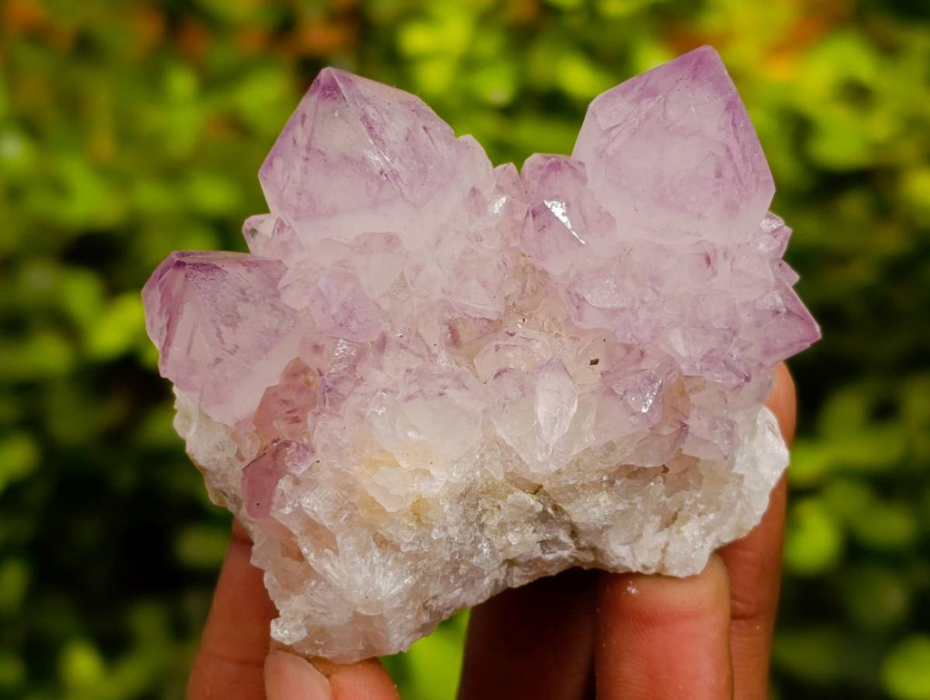 Natural Amethyst Spirit Quartz Clusters x 12 From Boekenhouthoek, South Africa - Toprock Gemstones and Minerals 