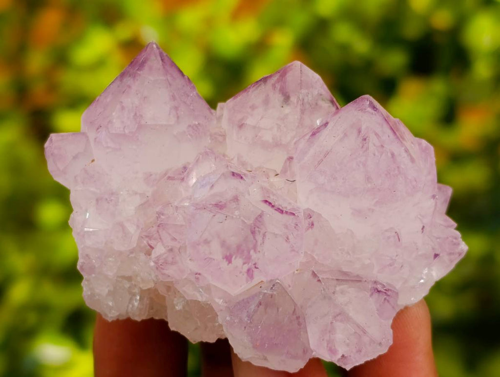 Natural Amethyst Spirit Quartz Clusters x 12 From Boekenhouthoek, South Africa - Toprock Gemstones and Minerals 