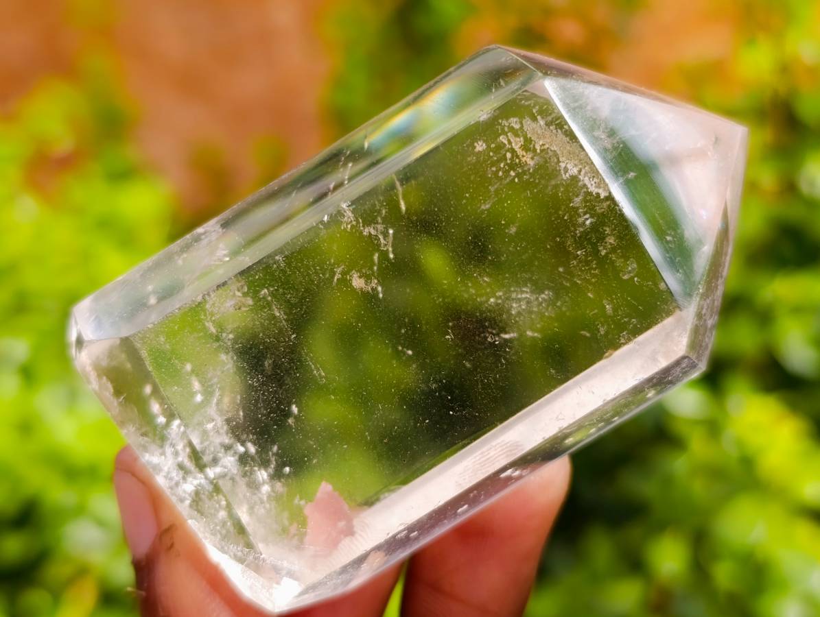 Polished Clear Quartz Crystals x 6 From Madagascar - Toprock Gemstones and Minerals 