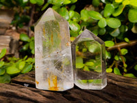 Polished Clear Quartz Crystals x 6 From Madagascar - Toprock Gemstones and Minerals 