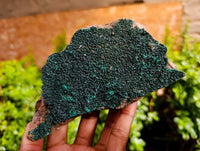 Natural Crystalline Malachite Specimens x 4 From Tenke Fungumure, Congo
