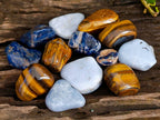Polished Mixed Assortment of Tumbled Stones x 36 From Southern Africa - Toprock Gemstones and Minerals 