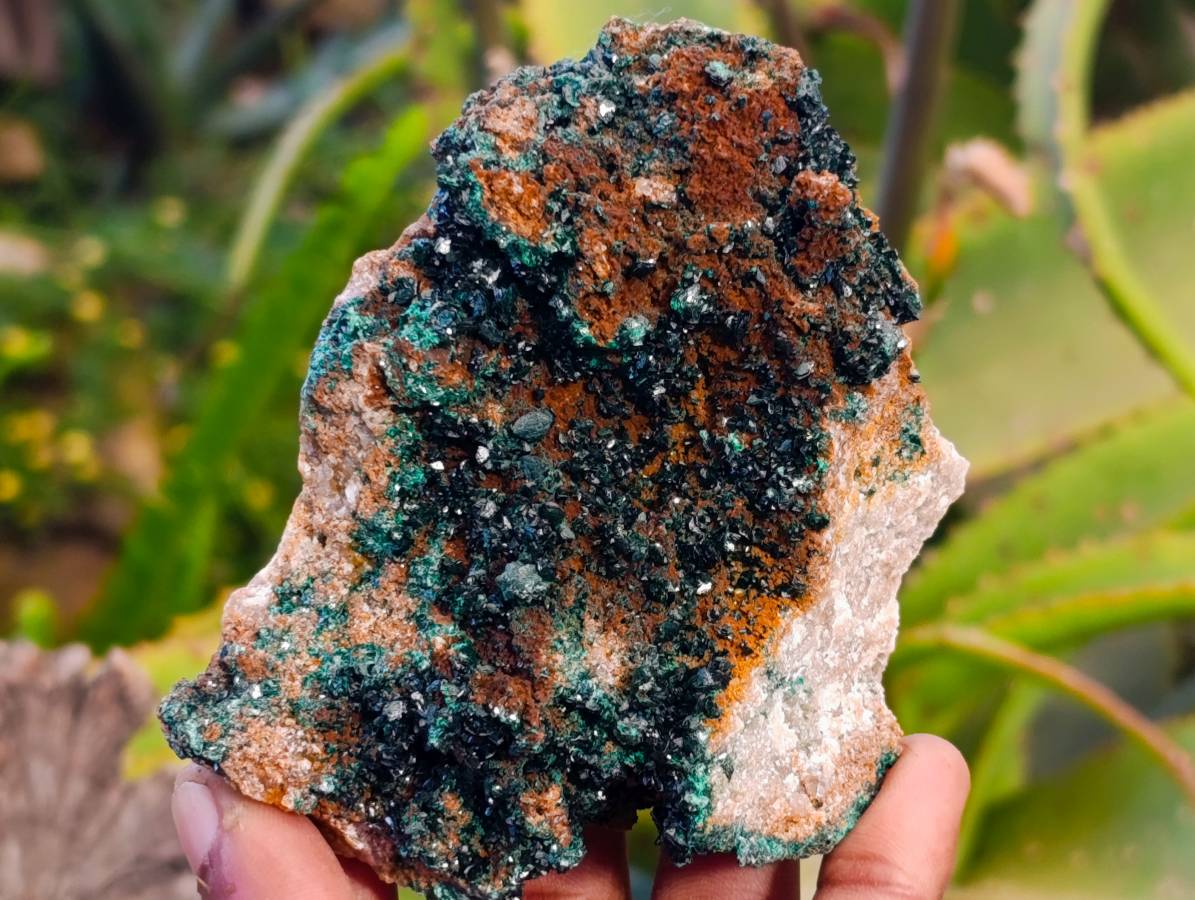 Natural Ball Malachite On Red Dolomite Matrix Specimens x 6 From Likasi, Congo - Toprock Gemstones and Minerals 