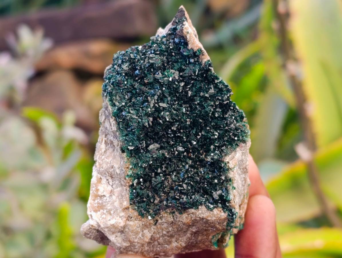 Natural Ball Malachite On Red Dolomite Matrix Specimens x 6 From Likasi, Congo - Toprock Gemstones and Minerals 