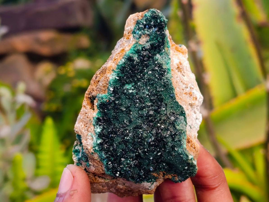 Natural Ball Malachite On Red Dolomite Matrix Specimens x 6 From Likasi, Congo - Toprock Gemstones and Minerals 