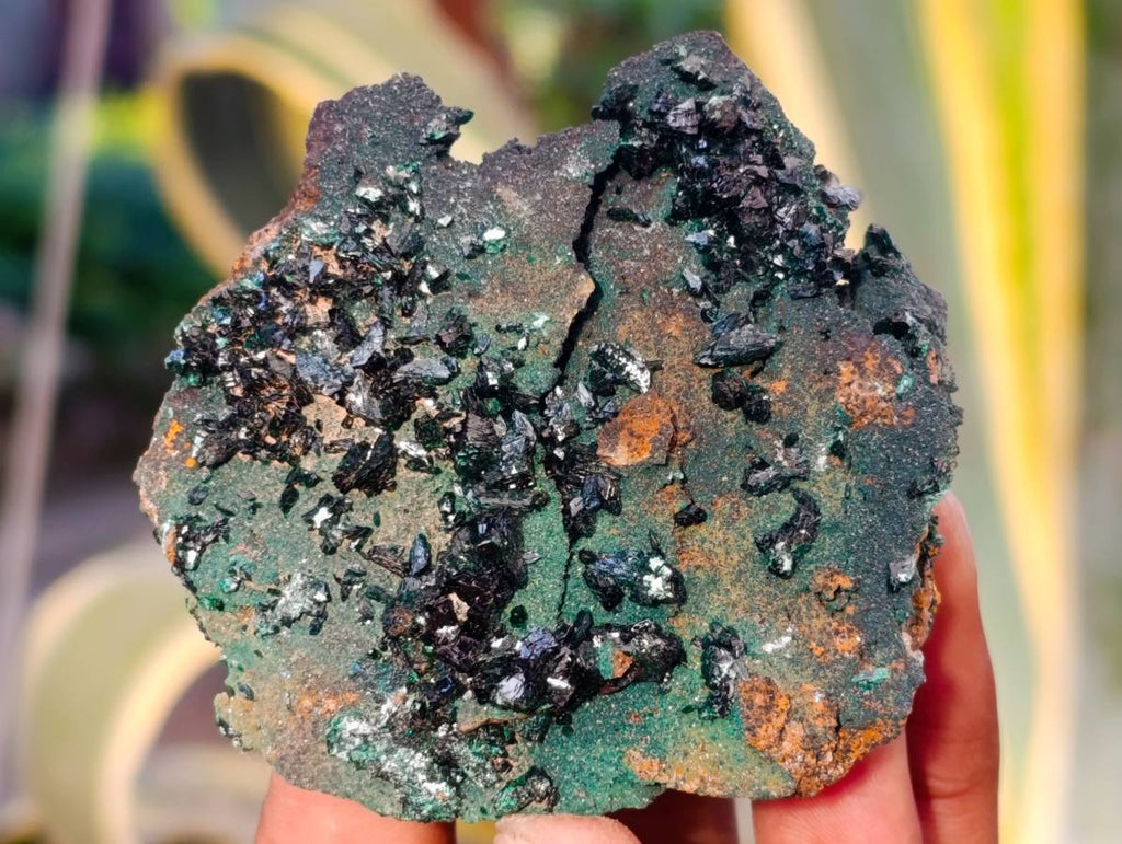 Natural Ball Malachite On Red Dolomite Matrix Specimens x 6 From Likasi, Congo - Toprock Gemstones and Minerals 