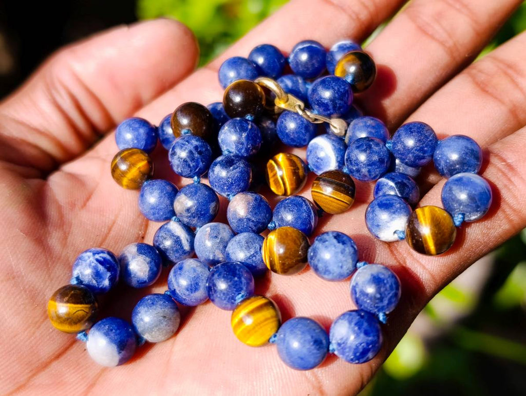 Polished Mixed Stone Bead Necklaces x 6 From China - Toprock Gemstones and Minerals 