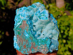 Natural Drusy Coated Chrysocolla with Malachite Specimens x 2 From Lupoto Mine, Congo - Toprock Gemstones and Minerals 