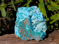 Natural Drusy Coated Chrysocolla with Malachite Specimens x 2 From Lupoto Mine, Congo - Toprock Gemstones and Minerals 
