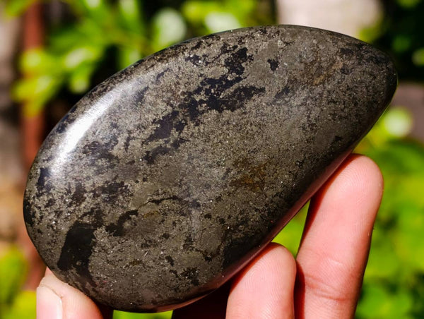 Polished Rare Pharaoh Stone Pyrite in Basalt Free Forms x 6 Iron Duke Mine, Zimbabwe - Toprock Gemstones and Minerals 