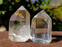 Polished Clear Quartz Crystals x 12 From Madagascar - Toprock Gemstones and Minerals 