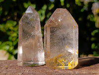 Polished Clear Quartz Crystals x 12 From Madagascar - Toprock Gemstones and Minerals 