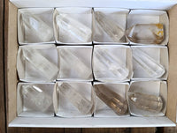 Polished Clear Quartz Crystals x 12 From Madagascar - Toprock Gemstones and Minerals 