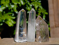 Polished Clear Quartz Crystals x 12 From Madagascar - Toprock Gemstones and Minerals 
