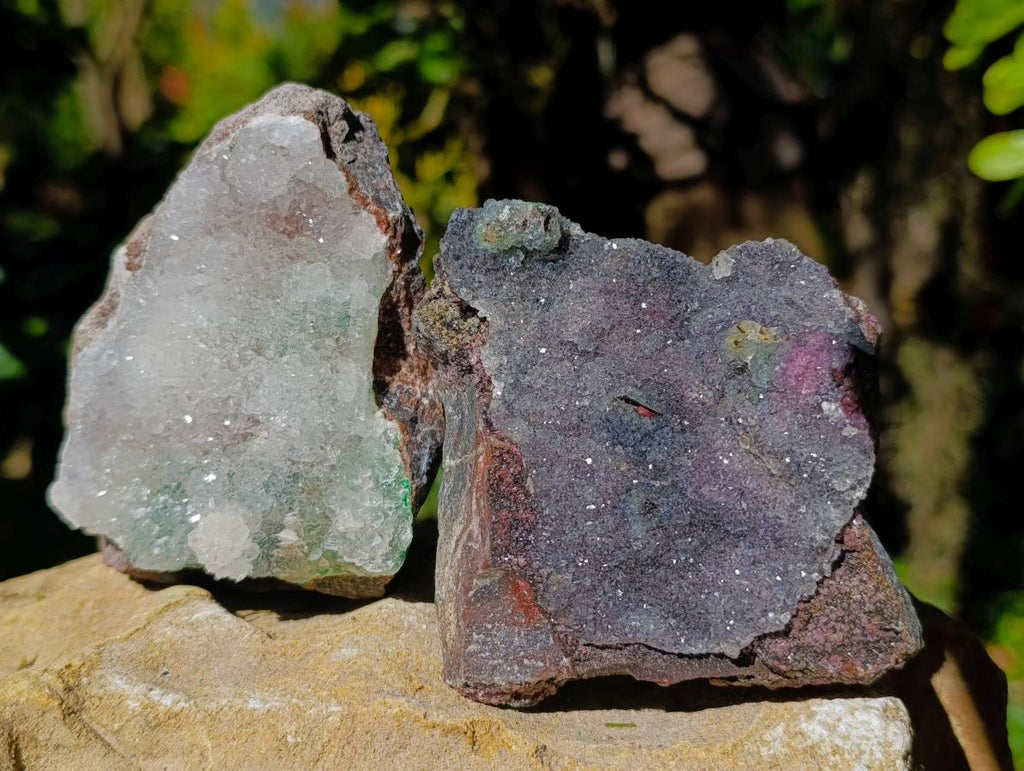 Natural Salrose Cobaltion Dolomite Specimens x 3 From Kakanda, Congo - Toprock Gemstones and Minerals 
