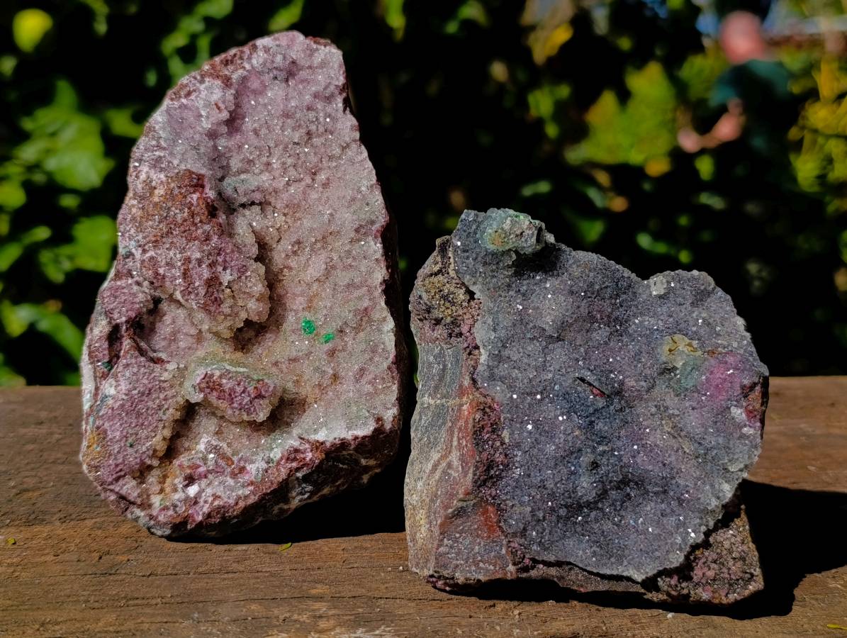 Natural Salrose Cobaltion Dolomite Specimens x 3 From Kakanda, Congo - Toprock Gemstones and Minerals 