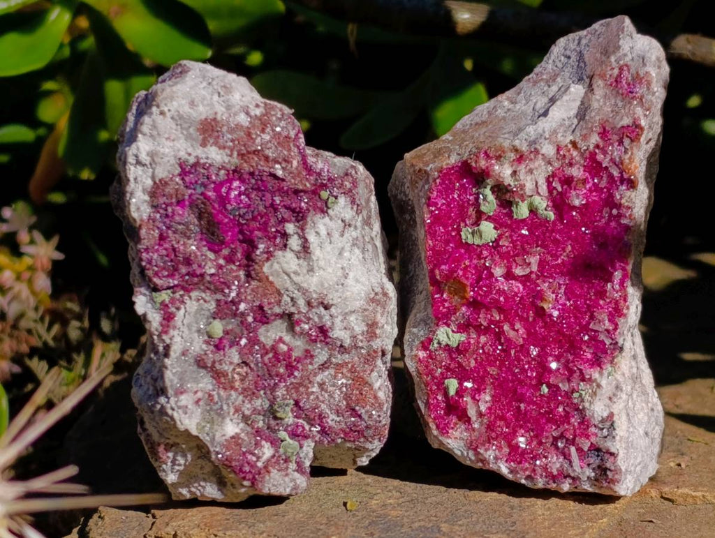Natural Salrose Cobaltion Dolomite Specimens x 6 From Kakanda, Congo - Toprock Gemstones and Minerals 
