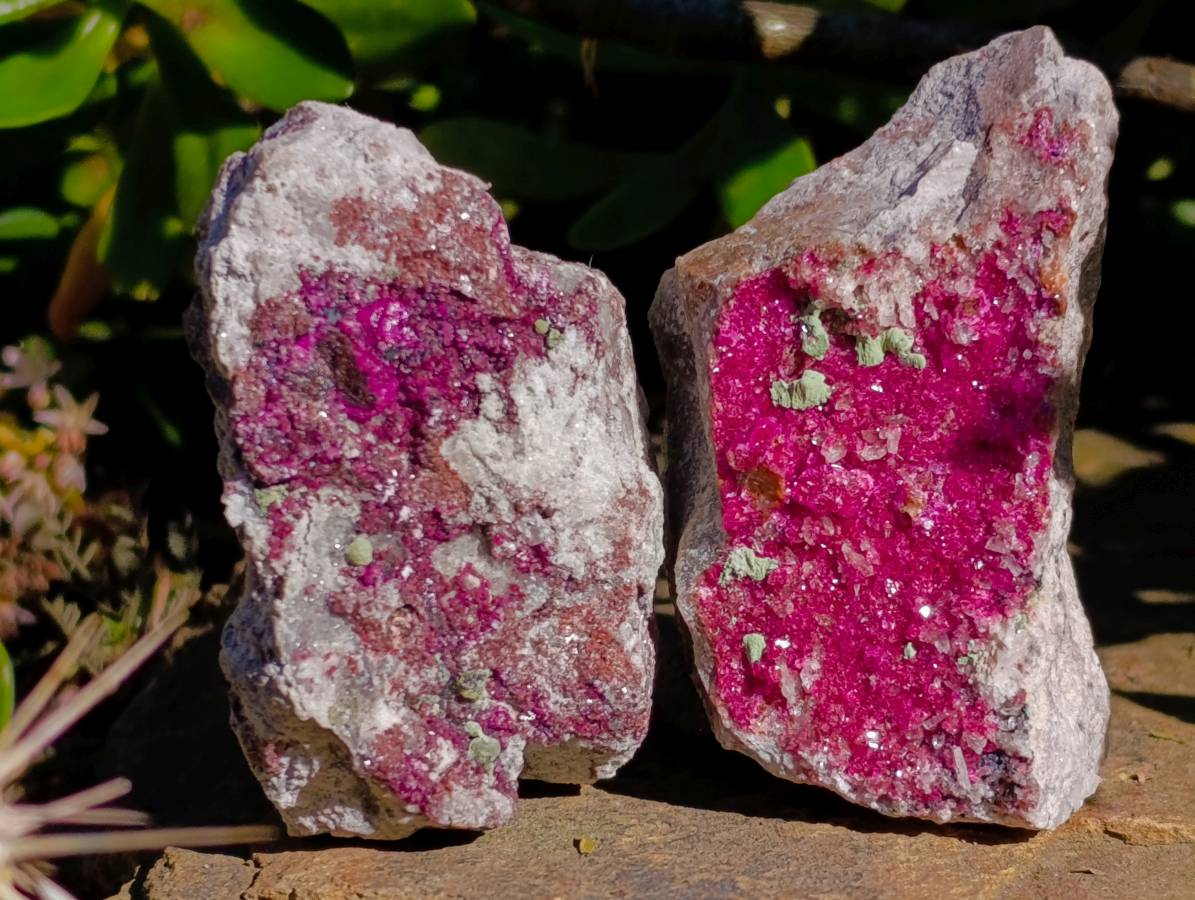 Natural Salrose Cobaltion Dolomite Specimens x 6 From Kakanda, Congo - Toprock Gemstones and Minerals 