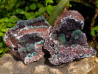 Natural Ball Malachite On Dolomite Matrix Specimens x 3 From Kambove, Congo - Toprock Gemstones and Minerals 