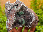 Natural Ball Malachite On Dolomite Matrix Specimens x 3 From Kambove, Congo - Toprock Gemstones and Minerals 