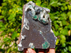 Natural Ball Malachite On Dolomite Matrix Specimens x 3 From Kambove, Congo - Toprock Gemstones and Minerals 