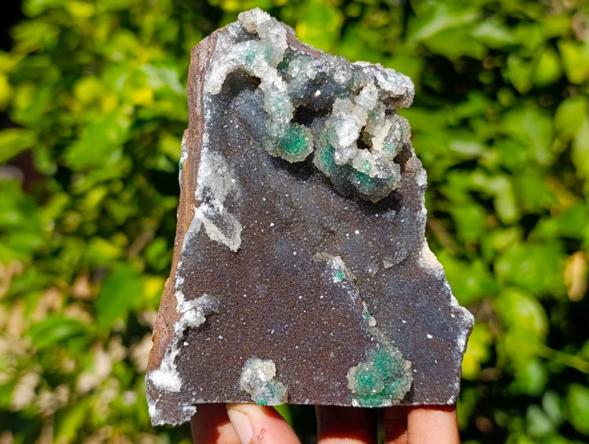 Natural Ball Malachite On Dolomite Matrix Specimens x 3 From Kambove, Congo - Toprock Gemstones and Minerals 