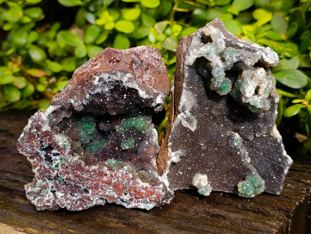 Natural Ball Malachite On Dolomite Matrix Specimens x 3 From Kambove, Congo - Toprock Gemstones and Minerals 