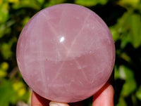 Polished Rose Quartz Spheres x 4 From Madagascar - Toprock Gemstones and Minerals 