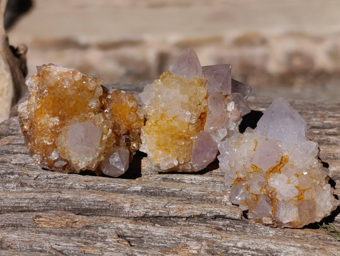 Natural Limonite Spirit Quartz Specimens x 26 From Boekenhouthoek, South Africa - Toprock Gemstones and Minerals 