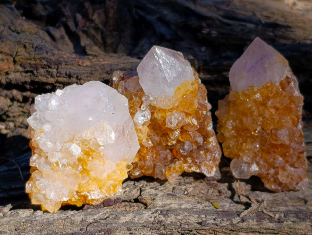 Natural Limonite Spirit Quartz Specimens x 26 From Boekenhouthoek, South Africa - Toprock Gemstones and Minerals 
