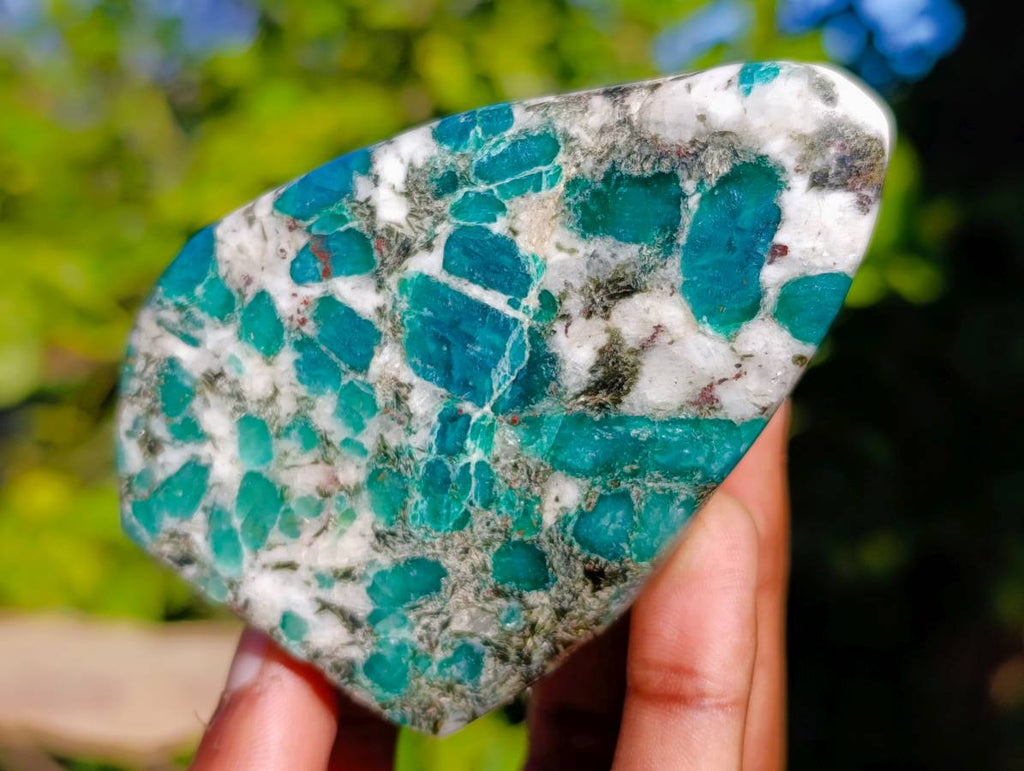 Polished Emerald Mica 'Mutokolite' Standing Free Forms x 3 From Mutoko, Zimbabwe - Toprock Gemstones and Minerals 
