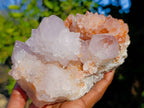 Natural Amethyst Spirit Quartz Clusters x 2 From Boekenhouthoek, South Africa - Toprock Gemstones and Minerals 