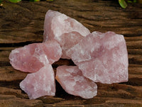 Natural Cobbed Rose Quartz Specimens x 25 From Northern Cape, South Africa - Toprock Gemstones and Minerals 